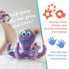 Picture of Nuby Floating Octopus Toy with 3 Hoopla Rings - Baby Bath Toy for Boys and Girls - 18+ Months - Purple (Pack of 1)
