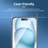 Picture of NEW'C 3 Pack Designed for iPhone 15, iPhone 15 Pro (6.1 inches) Screen Protector Tempered Glass,Case Friendly Ultra Resistant