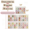 Picture of Mr. Pen- Bible Tabs, 75 Tabs, Boho Theme, Laminated Bible Tabs for Women and Men, Bible Tabs for Study Bible, Bible Index Tabs, Bible Book Tabs, Bible Labels Tabs, Mr Pen Bible Tabs