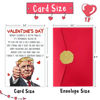 Picture of FANCYLUCKY Happy Trump Valentines Day Gifts for Him Her, Funny Valentines Day Card for Boyfriend Girlfriend, Romantic Valentine's Day Card Gifts for Men Women, Love Card