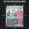 Picture of Clear Sheet Protectors for 3 Ring Binder, Plastic Sleeves for Paper 8.5x11, Heavy Duty Page Protectors for 3 Ring Binder, Top Loading Paper Protector for Documents and Photos,Letter Size.