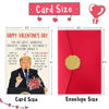 Picture of FANCYLUCKY Funny Trump Valentines Day Card for Husband Wife, Sweet Valentines Day Gifts for Him Her, Humor Valentine's Day Cards Gifts for Boyfriend Girlfriend, Mens Valentines Gifts
