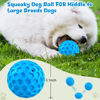 Picture of ZRIFAQESW Squeaky Dog Toys for Aggressive Chewers, Indestructible Dog Balls for Aggressive Chewers, Squeaky Balls for Dogs,Interactive Dog Toys for Large Dogs,Funny Dog Squeaky Ball Heavy Duty Dog Toy