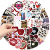 Picture of 50Pcs Aesthetic Downtown Girls Stickers Pack Cool Trendy Y2K Stickers for Water Bottle Funny Waterproof Stickers for Teens Adults Vinyl Stickers for Laptop Skateboard Party Supplies(Downtown)
