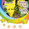 Picture of Fruit Fly Traps Fungus Gnat Traps Yellow Sticky Bug Traps 36 Pack No Harm and Odorless for Indoor Outdoor Use Protect The Plant