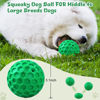 Picture of ZRIFAQESW Tough Dog Chew Toys for Aggressive Chewers, Indestructible Dog Balls for Aggressive Chewers, Squeaky Balls for Dogs, Squeaky Dog Toys for Large Dogs,Funny Dog Squeaky Ball Heavy Duty Dog Toy
