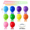 Picture of Bezente Assorted Rainbow Latex Balloons, 100 Pack 12 inch Round Helium Bright Color Balloons for Birthday Baby Shower Wedding Party Decorations