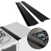 Picture of ACPULSE Stove Gap Covers （2 Pack）- Silicone Stove Guard Gap Filler, Heat Resistant Oven Counter Gap Cover, Dustproof and Non-Slip Protector for Kitchen Counters and Stovetops (21 Inches, Black)