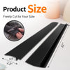 Picture of ACPULSE Stove Gap Covers （2 Pack）- Silicone Stove Guard Gap Filler, Heat Resistant Oven Counter Gap Cover, Dustproof and Non-Slip Protector for Kitchen Counters and Stovetops (21 Inches, Black)