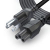 Picture of 3 Prong AC Laptop Power Cord 5Ft Universal Power Cable | 125V | for Dell HP LG Lenovo Asus Acer Toshiba Sony Laptops/Notebooks, Monitors, Printers, Scanners NEMA 5-15P to C5 Power Cable