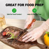 Picture of SWIFTLITE Disposable Vinyl Gloves, Food Safe, Latex-Free Powder-Free Clear Plastic Gloves for Cooking, House Clean, Food Prep (100, Medium)