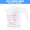 Picture of DTDNZKN 2 Pack Measuring Cup Set, Includes 250Ml (1-Cup), and 500Ml (2-Cup) Plastic Liquid Measuring Cups- Baking, Cooking, Mixing & Measuring Cups, Essential Kitchen Tools