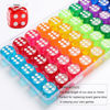 Picture of 50 Pieces Colored Dice, 6 Sided Dice for Board Games, 14mm Bulk Dice for Math Learning, Dice for Classroom