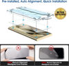 Picture of amFilm Auto-Alignment OneTouch for Samsung Galaxy S24 Ultra 6.8'' Screen Protector + Camera Lens Protector, Tempered Glass, 30 seconds Installation, Bubble Free, Case Friendly, Anti-Scratch [2+2 Pack]