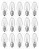 Picture of OuuKoo Salt Lamp Bulbs - 15 Watt Light Bulbs for Scentsy Wax Warmer - C7 Replacement Bulbs for Plug in Wax Diffuser- Warmwhite - Dimmable,15 Packs
