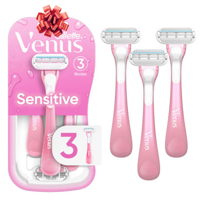 Picture of Gillette Venus Sensitive Women's Disposable Razors - Single Package of 3 Razors