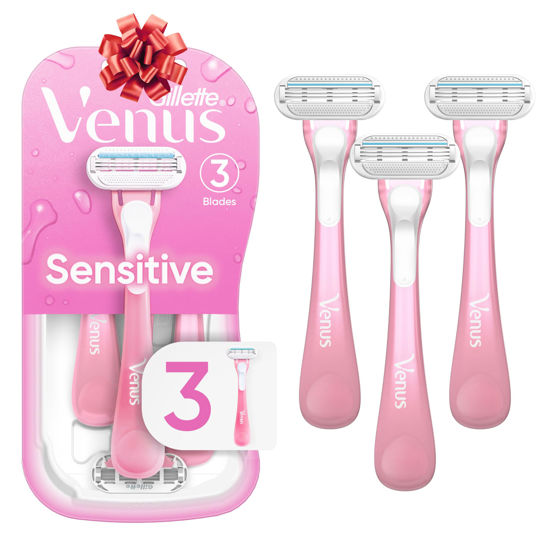 Picture of Gillette Venus Sensitive Women's Disposable Razors - Single Package of 3 Razors