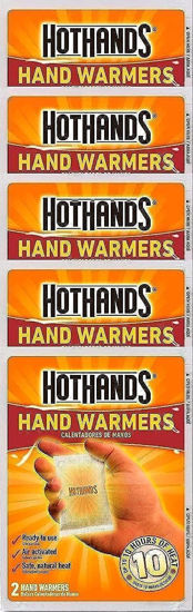 Picture of HotHands Hand Warmers, 10 count (5 pack with 2 warmers per pack)