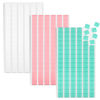 Picture of MOWPOG 288 Pcs Sticky Tack, Wall Safe Adhesive Poster Putty, Removable and Reusable Mounting Putty for Hanging Pictures, Art, Decoration (Light Blue, White, Pink)