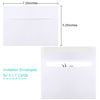 Picture of Joyberg 50 Packs 5x7 Envelopes, White A7 Envelopes for Invitations, Printable, Self Seal for Weddings, Invitations, Photos, Postcards, Greeting Cards, Mailing