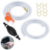 Picture of Gasoline Siphon Hose Pump， High-Flow Portable Hand Fuel Transfer Pump，Gas Siphon Pump for Water, Gasoline, Oil, Petrol, Diesel (2 Premium PVC Hoses)