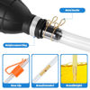 Picture of Gasoline Siphon Hose Pump， High-Flow Portable Hand Fuel Transfer Pump，Gas Siphon Pump for Water, Gasoline, Oil, Petrol, Diesel (2 Premium PVC Hoses)