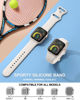 Picture of Patenting Sport Silicone Band Compatible with Apple Watch Bands for Women Men 38mm 40mm 41mm 42mm 44mm 45mm 46mm 49mm, Soft Wristband Waterproof Sport Strap for iWatch Series 10 9 8 7 6 5 4 3 2 1 SE