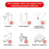 Picture of 4 Pack Lightning to USB C Adapter for iPhone 15/16 Pro/16 Pro Max/Plus,Samsung S24,iPad Air,Nintendo Switch,Fast Charging&Data Transfer,Type C Charger Connector Cable,for iPhone 16/15 Charger
