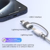 Picture of 4 Pack Lightning to USB C Adapter for iPhone 15/16 Pro/16 Pro Max/Plus,Samsung S24,iPad Air,Nintendo Switch,Fast Charging&Data Transfer,Type C Charger Connector Cable,for iPhone 16/15 Charger
