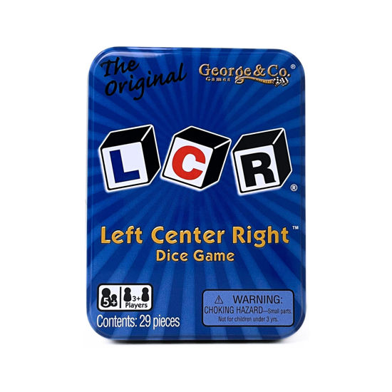 Picture of LCR® Left Center Right™ Dice Game - Blue Tin