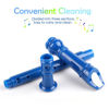 Picture of Mr.Power Soprano Recorder German Style C Key 8 Holes Easy Instrument for Beginners School Student Home Entertainment (Blue)