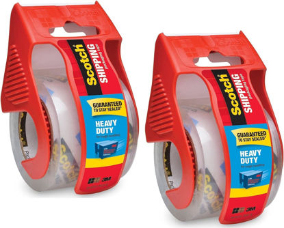 Picture of Scotch Heavy Duty Packaging Tape, 2 Inches x 800 Inches, Clear - 2 Count