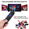 Picture of 2 Pack Replacement Remote Controls for Roku TV, Compatible with TCL/Hisense/Sharp/Philips/Onn/Element Roku TV (Not for Roku Stick,Box or Speaker)