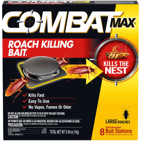 Picture of Combat Max Large Roach Killing Bait, 8 count (Pack of 1)