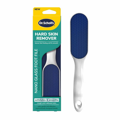 Picture of Dr. Scholl's Hard Skin Remover Nano Glass Foot File - Foot Callus Remover, Durable Foot Scrubber, Dead Skin Remover, Hygienic Pedicure Tool, Long Lasting Foot Buffer, Soft Smooth Feet