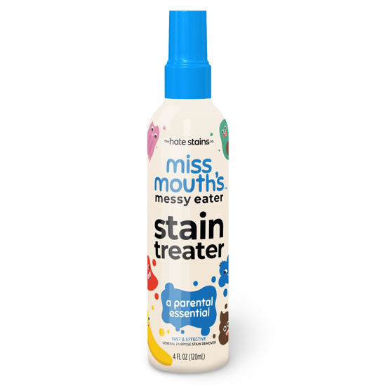 Picture of Miss Mouth's Messy Eater Stain Treater Spray - 4oz Stain Remover - Newborn & Baby Essentials - No Dry Cleaning Food, Grease, Coffee Off Laundry, Underwear, Fabric