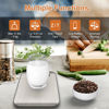 Picture of CROWNFUL Food Scale, 11 lb Digital Kitchen Scales with Built-in Coin Battery, Weight Ounces and Grams for Cooking and Baking, 6 Units with Tare Function, LCD Display, 304 Stainless Steel