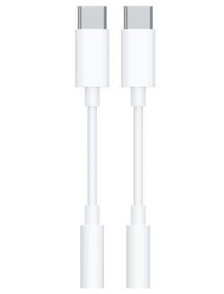 Picture of USB-C to 3.5mm Audio Headphone Adapter - HiFi 2 Pack Compatible with Apple iPhone 16 15 Samsung Galaxy S24 S23 S22 S21 Plus Pro Max Ultra Pixel iPad - Type C to Jack Dongle Adapter
