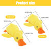 Picture of 2025 Upgraded Dog Toys, Dog Toys for Aggressive Chewers, Duck Dog Toy, Durable Dog Calming Duck Dog Toys, Dog Toys for Large Dogs, Yellow Stuffed Duck Dog Toys Puppy Toys (Yellow, S-8.66*9.87in)