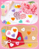 Picture of Oomloid 500 PCS Valentines Day Heart Stickers for Kids, Happy Valentines Day Love Stickers Conversation Hearts for Valentines Day Accessories Cards Valentines Candy Envelopes Gifts Classroom