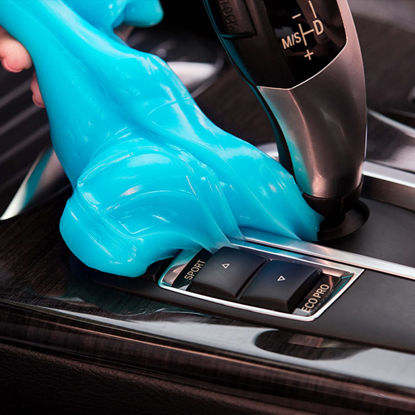 Picture of PULIDIKI Car Cleaning Gel Car Cleaning Putty Car Interior Cleaner Slime Car Cleaning Kit Auto Detailing Tools Car Cleaning Supplies Car Accessories Car Gifts for Men Women Blue