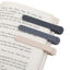 Picture of 3Pcs Automatic Bookmark, Silicone Smart Book Marks for Reading Women, Men, Kids,Cute Unique Book Markers Bookmark Clip Reading Accessories Gifts for Book Lovers (1 Dark Grey+1 Light Grey+1 Beige)