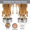 Picture of MateeyLife Slow Feeder Dog Bowls Large Breed & Medium Breed with Suction Cups Cuttable Dog Slow Feeder Bowl, Slow Feeder Insert for Dog Bowls Slow Feeder with Metal Slow Feeder Dog Bowl (Gray)