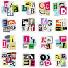 Picture of 200Pcs Alphabet Stickers Waterproof Vinyl Decals for Scrapbooks, Notebook, Classroom Decor, Door, Mailbox, Water Bottle, Laptop, Letter Stickers A-Z and Number Stickers 0-9