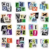 Picture of 200Pcs Alphabet Stickers Waterproof Vinyl Decals for Scrapbooks, Notebook, Classroom Decor, Door, Mailbox, Water Bottle, Laptop, Letter Stickers A-Z and Number Stickers 0-9