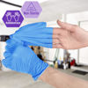 Picture of MED PRIDE NitriPride Nitrile-Vinyl Blend Exam Gloves, Medium 100 - Powder Free, Latex Free & Rubber Free - Single Use Non-Sterile Protective Gloves for Medical Use, Cooking, Cleaning & More