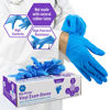Picture of MED PRIDE NitriPride Nitrile-Vinyl Blend Exam Gloves, Medium 100 - Powder Free, Latex Free & Rubber Free - Single Use Non-Sterile Protective Gloves for Medical Use, Cooking, Cleaning & More