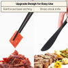 Picture of Travel Utensils with Case, Quatish Portable Silverware Set for Work, Stainless Steel Reusable Travel Cutlery Set, Fork and Spoon Set for Picnic, Camping, Gadgets, Lunch Box for Men, Black