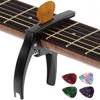 Picture of Guitar Capo,TANMUS 3in1 Zinc Metal Capo for Acoustic and Electric Guitars (with Pick Holder and 4Picks),Ukulele,Mandolin,Banjo,Guitar Accessories