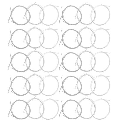 Picture of 5 Sets of 6 String Guitar Strings Replacement Nylon String with Small Ball Ends Classical Nylon Guitar Strings Acoustic for Classical Guitar (3 Clear Nylon and 3 Nylon Core Alloy Winding)